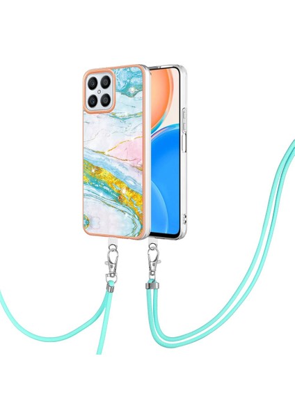 Onur X8 4g Anti-Scratch Yumuşak Mermer Crossbody Kordon Askısı Için Kılıf (Yurt Dışından)