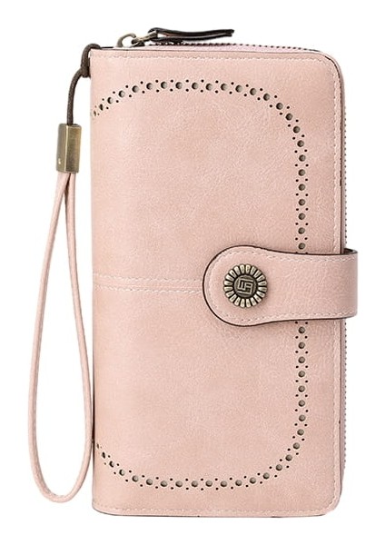 Avrupa ve Amerikan Retro Rfıd Anti-Manyetik Uzun El Cüzdanı (Yurt Dışından)