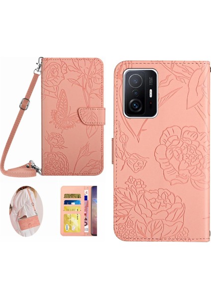 Xiaomi 11T/11T Pro Telefon Kılıfı Deri Cüzdan Kart Sahibi ve (Yurt Dışından)