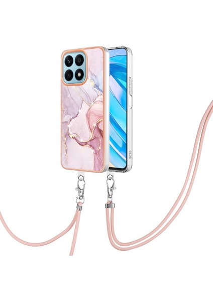 Onur X8A Mermer Tampon Anti-Scratch Yumuşak Crossbody Kordon Askısı Için Kılıf (Yurt Dışından)