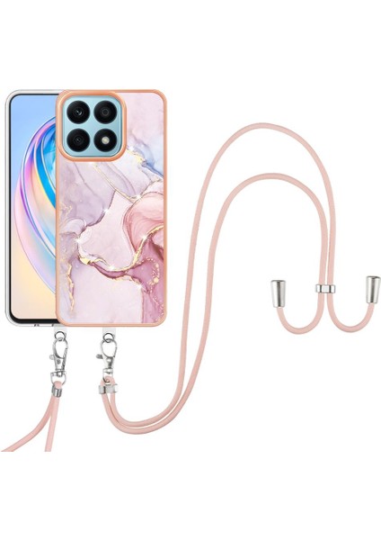 Onur X8A Mermer Tampon Anti-Scratch Yumuşak Crossbody Kordon Askısı Için Kılıf (Yurt Dışından) modelleri