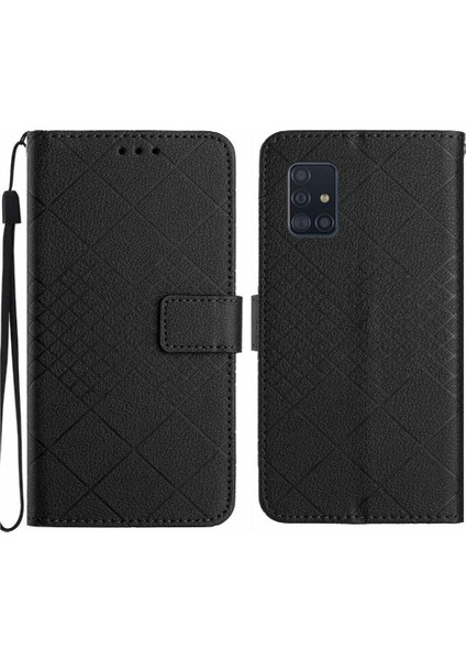 Samsung Galaxy A71 Için Flip Case 5g Elmas Kabartmalı Kart Yuvası ile Standı (Yurt Dışından)