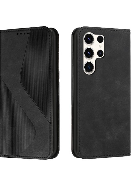 Samsung Galaxy S24 Ultra Kart Yuvaları Tutucu Pu Deri Cüzdan Flip (Yurt Dışından)