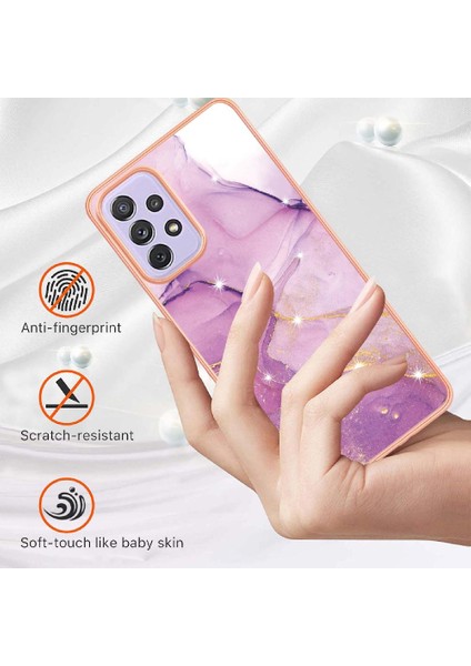 Samsung Galaxy A73 5g Yumuşak Tampon Koruma Mermer Desen Ince (Yurt Dışından) fırsatları