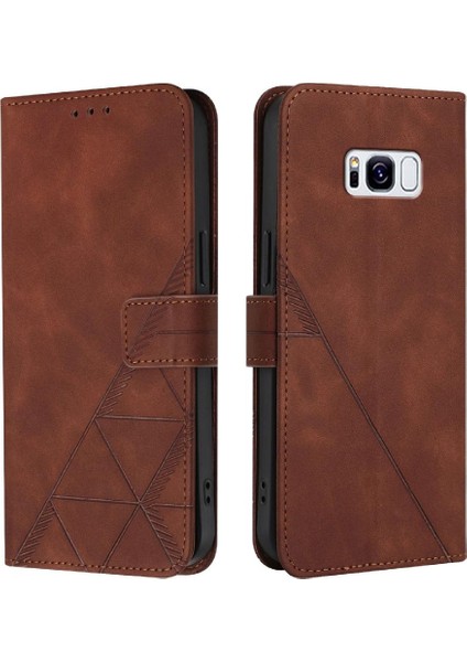 Samsung Galaxy S8 Artı Pu Deri Cüzdan Kapak Flip Folio Kitap (Yurt Dışından)