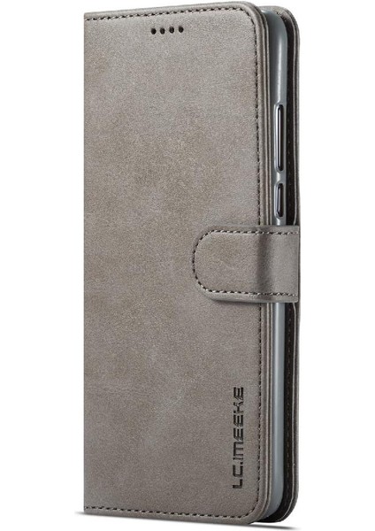 Tutucu ile Huawei P30 Lite Için Kılıf Buzağı Doku Yatay Çevir Deri (Yurt Dışından)