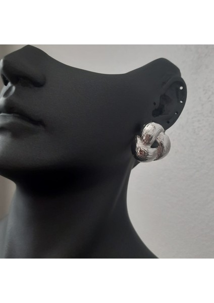 Vip Serisi Gümüş Renk Kadın Küpe fiyatları