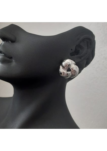 Vip Serisi Gümüş Renk Kadın Küpe fırsatları