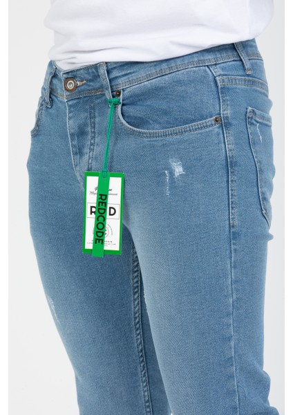 Erkek Slim Fit Likralı Kot Pantolon