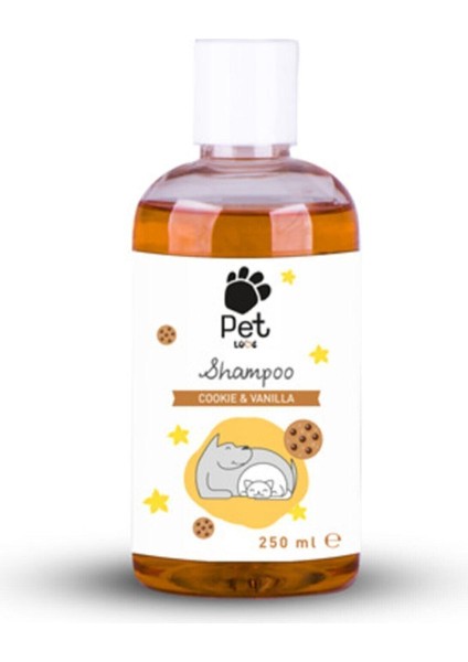Petlove Kurabiye ve Vanilya Aromalı Kedi ve Köpek Şampuanı 250 ml