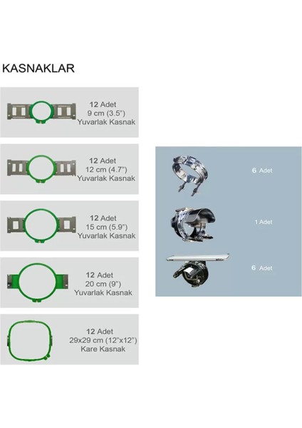WY1206CH 6 Kafa 12 Iğne Nakış Makinesi (45CM x 40 cm Işleme Alanı) fiyatları