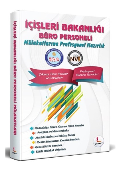 Içişleri Bakanlığı Büro Personeli Mülakatlarına Hazırlık (Dijital Basım)