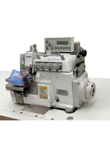 SK-5214EXT-04UBT 4 Iplik Transportlu Tam Otomatik Akıllı Iplik Kesicili Overlok Makinası fiyatları