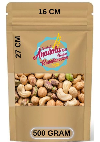 16X27 Kraft Pencereli Kilitli Doypack 50 Adet indirimleri