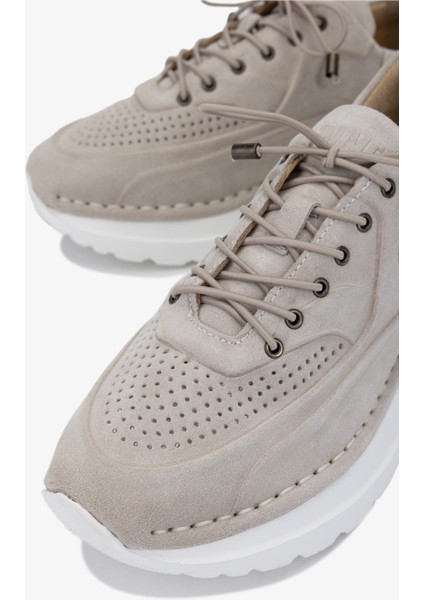 Zoe Kadın Bej Süet Deri Sneakers & Spor Ayakkabı 775 26511 Bn Ayk Y24 modelleri