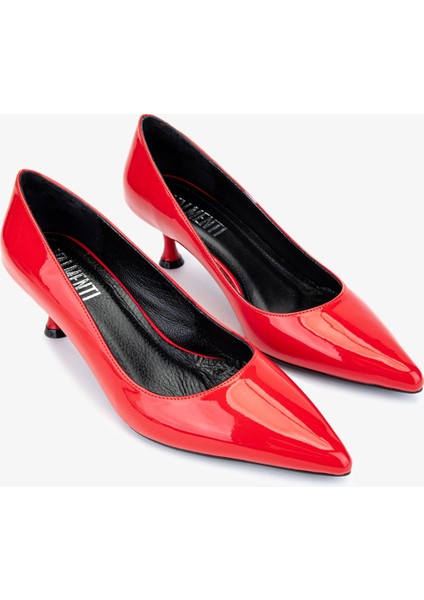 Kadın Kırmızı Vegan Topuklu Ayakkabı 932 1000 Bn Ayk Sk23/24 fiyatları
