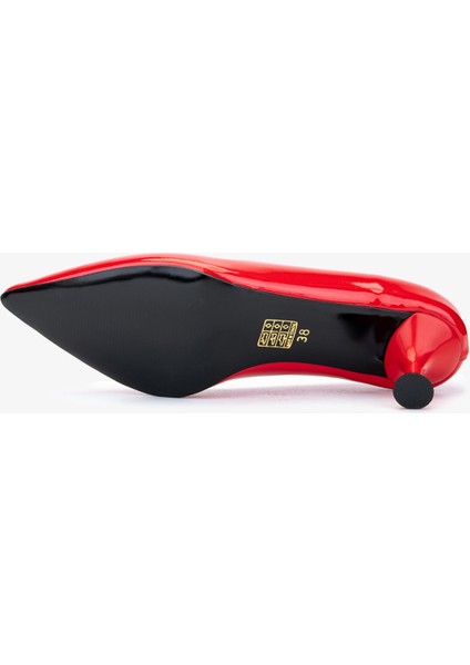 Kadın Kırmızı Vegan Topuklu Ayakkabı 932 1000 Bn Ayk Sk23/24 indirimleri