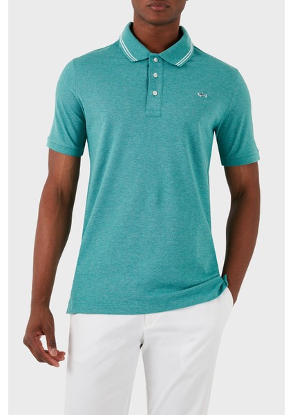 Logolu % 100 Pamuk Regular Fit Polo Yaka T Shirt Erkek Polo Yaka T Shirt 23411248 172 modelleri
