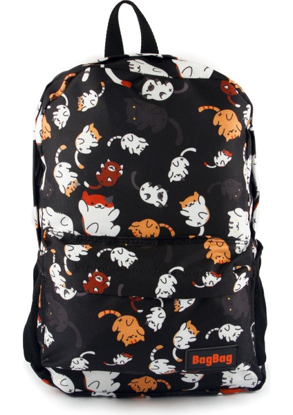 Kedi Desenli Dijital Baskılı Günlük Kullanım ve Okul Sırt Çantası fiyatları