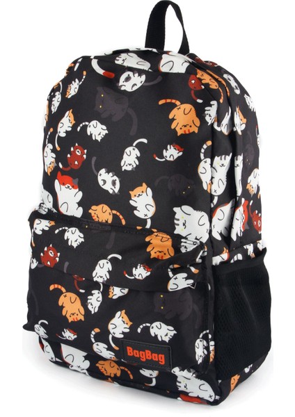 Kedi Desenli Dijital Baskılı Günlük Kullanım ve Okul Sırt Çantası modelleri