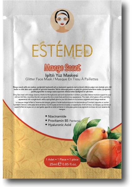 Mango Kokulu Kağıt Maske - Mango Scent Sheet Mask