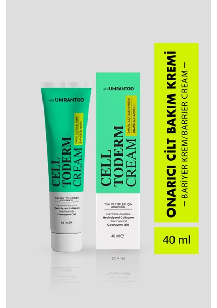 Cell To Derm Onarıcı Cilt Bakım Kremi 40 ml