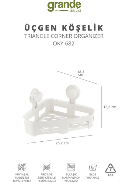 Grande Üçgen Köşelik Raf fırsatları