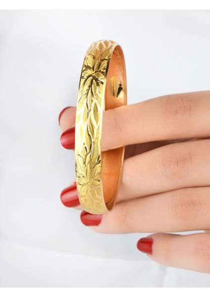 10 gr (GRAM) Papatya Şarnel Bilezik 22 Ayar Altın