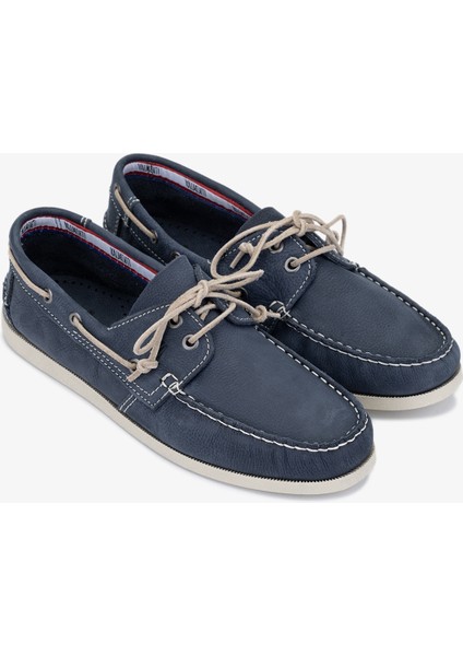 Acua Erkek Mavi Deri Casual Ayakkabı 496 107H Erk Ayk Y24 fiyatları