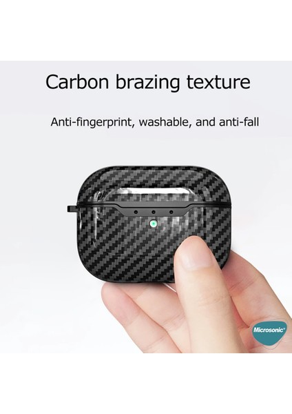 Apple Air-Podss Pro 2.nesil Kılıf Elite Carbonshield Kırmızı
