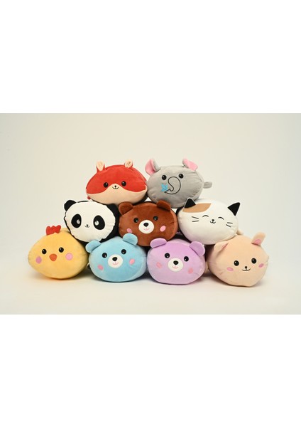 Figürlü Peluş Rulo Yastık Serisi (40 Cm)