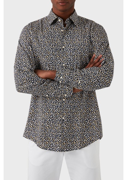 Streç Pamuklu Slim Fit Gömlek Erkek Gömlek 50512664 705 modelleri