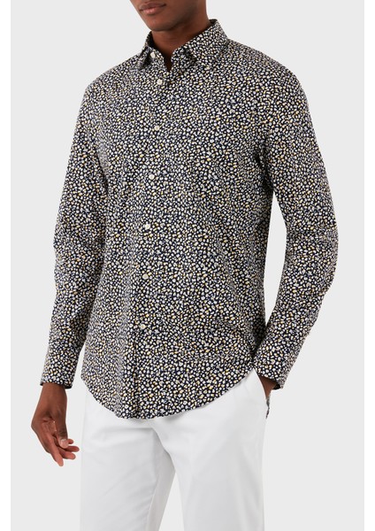 Streç Pamuklu Slim Fit Gömlek Erkek Gömlek 50512664 705 fırsatları