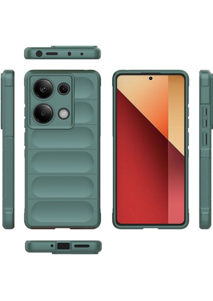 Redmi Note 13 Pro 4g Kılıf Esnek Tpu Oyuklu Arka Yüzey Tasarımlı Zore Etnik Silikon Kapak