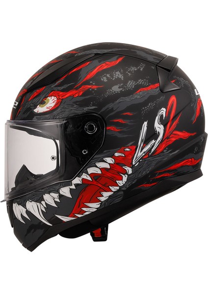 Rapıd 2 Kaıju Mat Siyah-Kırmızı-Beyaz Kask fiyatları