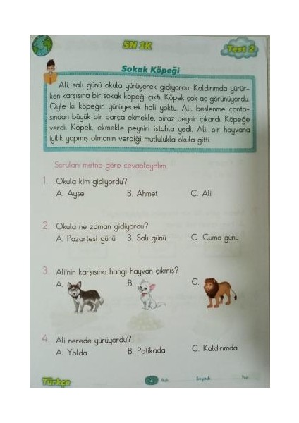 Bilgin Çocuk Yayınları 1.sınıf Tüm Dersler Soru Bankası