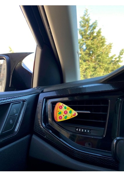 Simli Pizza Desen Klima Kokusu