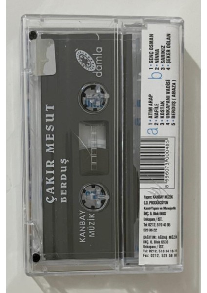 Ankaralı Çakır Mesut Unkapanı Starı Kaset (Orjnal Dönem Baskı Kaset)