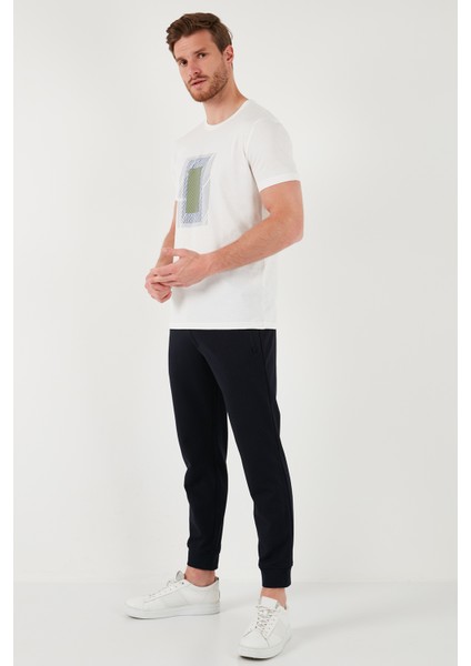 Pamuklu Slim Fit Bisiklet Yaka T Shirt Erkek T Shirt 646R7930 modelleri