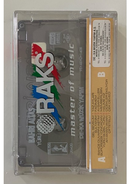 Bahri Altaş Yürü Güzel Yürü Kaset (Jelatininde Sıfır Orjnal Dönem Baskı Kaset)