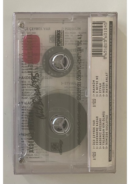 Nil Burak Akdeniz Rüzgarı 1995 Kaset (Jelatininde Sıfır Orjnal Dönem Baskı Kaset))