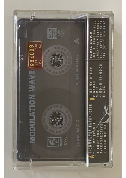 Modulation Wave Kaset (Orjnal Dönem Baskı Kaset)