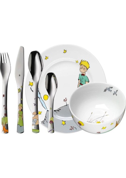 Çocuk Yemek Seti 6'Lı Little Prince
