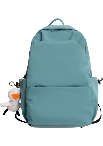 Düz Renkli Evrensel Okul Çantası, Basit Iş Bilgisayarı Çantası, Orman Büyük Kapasiteli Sırt Çantası, Su Geçirmez Lise Öğrencisi Sırt Çantası (Yurt Dışından)