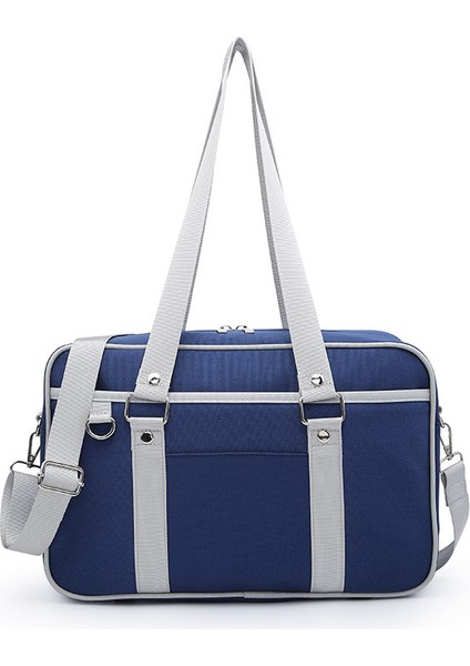 Sırt Çantası Kolej Tarzı Kolej Taşınabilir Omuz Crossbody Çanta Öğrenci Okul Çantası (Yurt Dışından)