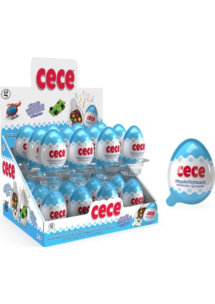 Pvc Yumurta 10gr Mavi - 24 Adet