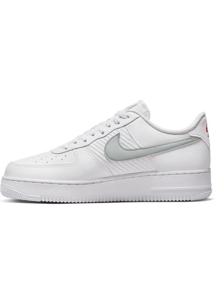 Air Force 1'07 Erkek Spor Ayakkabı FD0666-100-BEYAZ Gri 44.5 - Beyaz-Gri