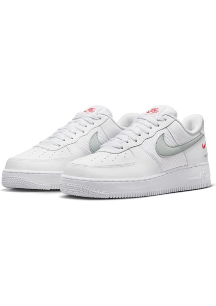 Air Force 1'07 Erkek Spor Ayakkabı FD0666-100-BEYAZ Gri 44.5 - Beyaz-Gri