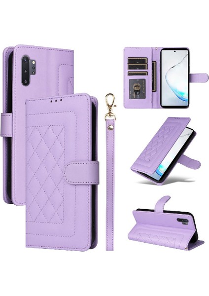 Samsung Galaxy Not 10 Artı Basit Iş Deri Kılıf Için Flip Case (Yurt Dışından)
