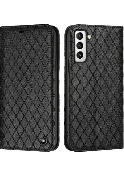 Samsung Galaxy S21 Kart Yuvaları Tutucu Iş Flip Manyetik Kabuk (Yurt Dışından)